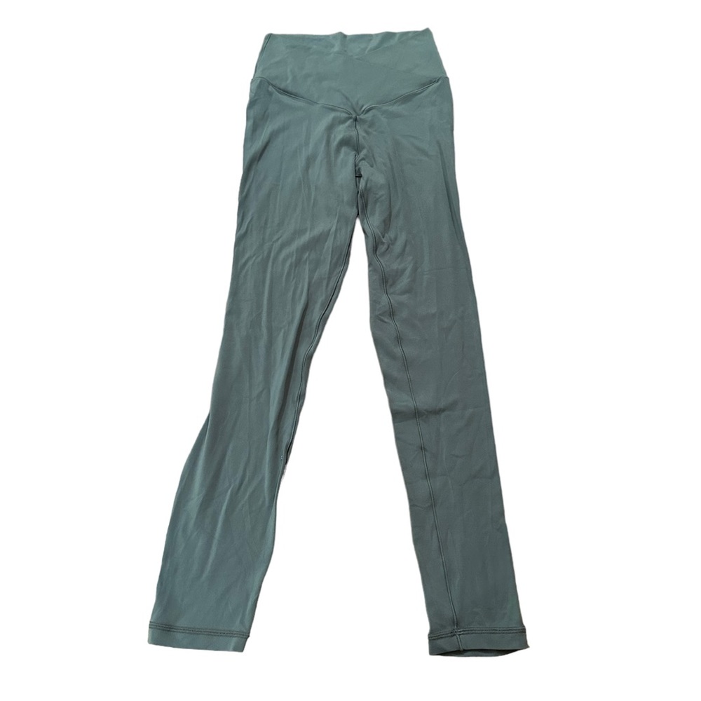 Offline by Aerie Teal Stretchy Leggings with Crossover Waist Athletic Medium